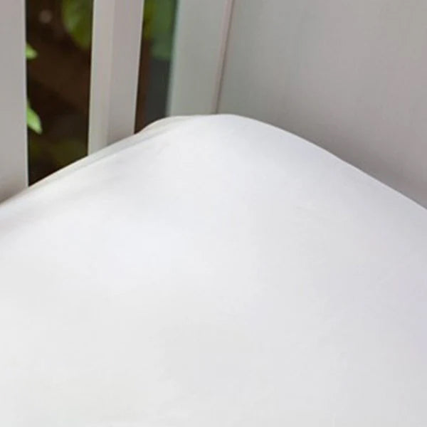 Fitted Cot Sheets White - Bubbaroo
