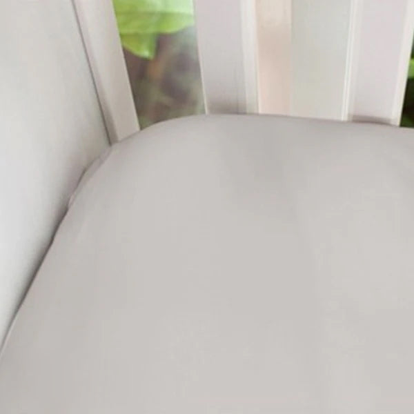 Fitted Cot Sheets White - Bubbaroo