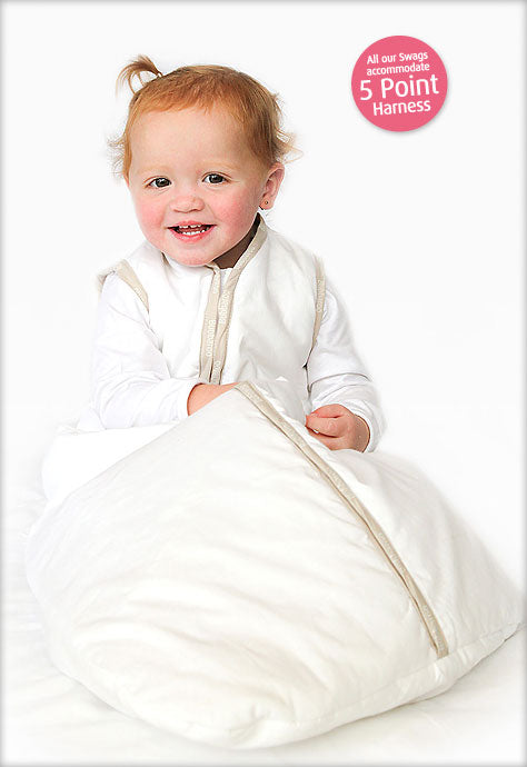 Bubbaroo Joey Swag Sleeping Bag Colour 1.0 TOG Delicate Pink - Bubbaroo