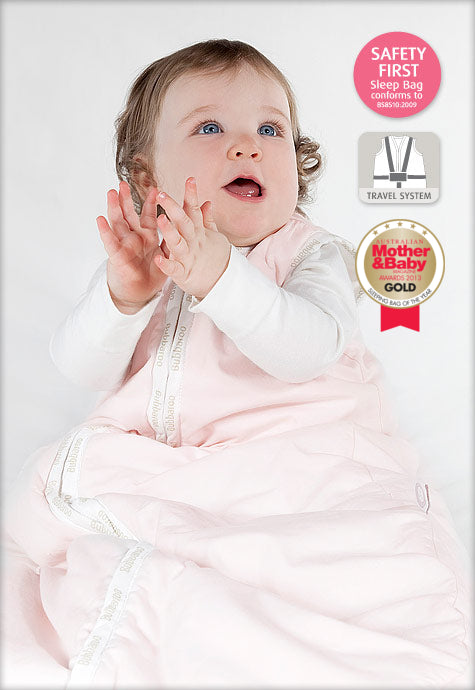 Bubbaroo Joey Swag Sleeping Bag Colour 1.0 TOG Delicate Pink