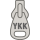 YKK brand zipper and YKK brand press